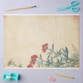 Yarrow Blume Illustration ephemere Seidenpapier (Basteln)