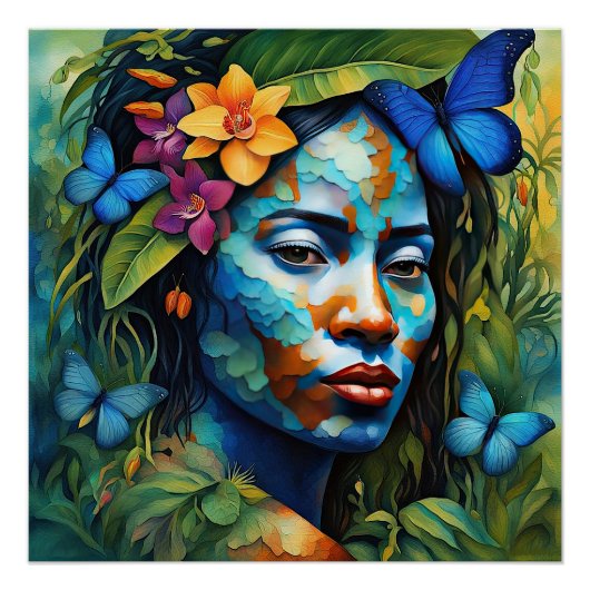 "Yarumi" Orchid Spirit - Frauen in Amazonien Poster (Vorderseite)