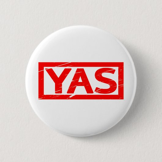 Yas Briefmarke Button (Vorderseite)