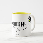 Yas Königin! Bienen-Schale Zweifarbige Tasse (VorderseiteRechts)