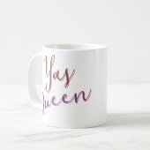 Yas Königin! RegenbogenfarbeTasse Kaffeetasse (Vorderseite Links)
