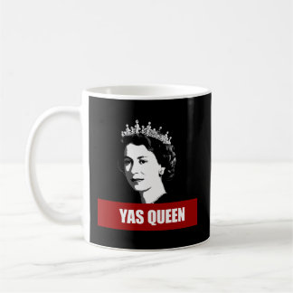 Yas Queen Elizabeth Ii English British Crown Fun Kaffeetasse