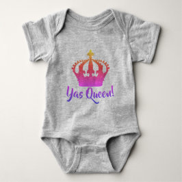 Yas Queen! Rainbow-Farbe Baby-Stil Baby Strampler