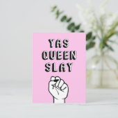 Yas Queen Slay Postkarte (Stehend Vorderseite)