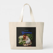 "Yasemina" Tote Bag Jumbo Stoffbeutel (Rückseite)