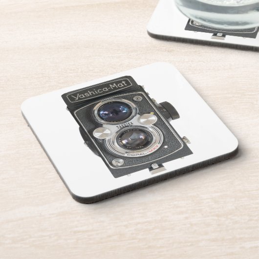 Yashica-Mat Getränkeuntersetzer (Linke Seite)