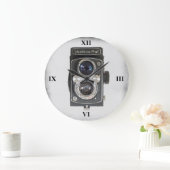 Yashica-Mat Große Wanduhr (Zuhause)