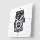 Yashica-Mat Quadratische Wanduhr (Winkel)