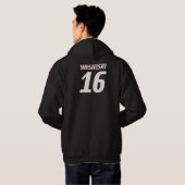 Yasinski 16 hoodie (Schwarz voll)