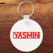 Yasmin-Briefmarke Schlüsselanhänger (Vorderseite)