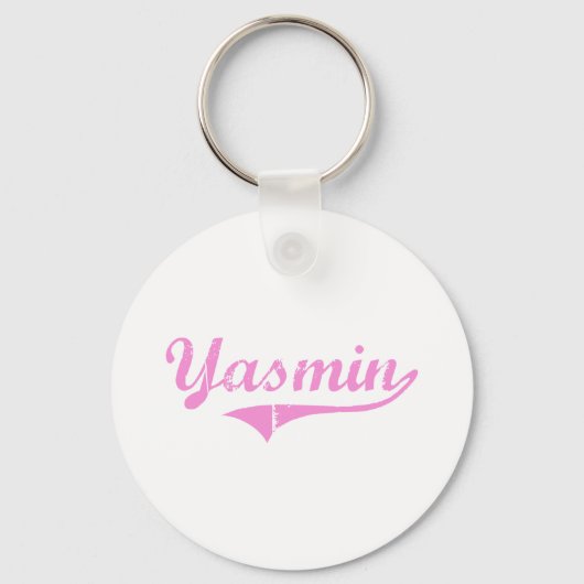 Yasmin Classic Style Name Schlüsselanhänger (Vorderseite)