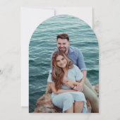 Yasmin Moderne Elegante Hochzeit Einladung (Rückseite)