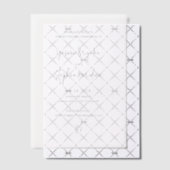 Yasmin Moderne Hochzeit Save the Date Pergament Einladungen (Versetzt (Einladung))