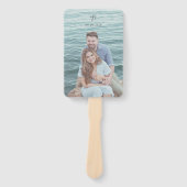 Yasmin Modernes Hochzeitsprogramm Fächer (Vorderseite)