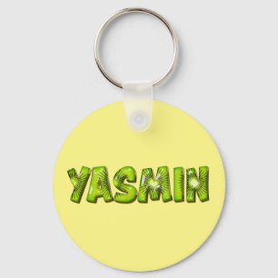 Yasmin Name Kiwi Design Schlüsselger Schlüsselanhänger