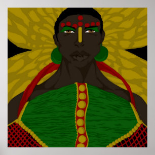 Yasmin Warsame Referenz 4 (Sketchbook Pro) Poster