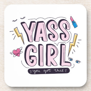 Yass Girl Das haben Sie Got Getränkeuntersetzer