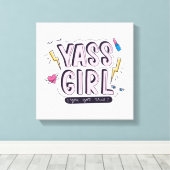 Yass Girl | Das haben Sie Got Leinwanddruck (Insitu (Holzboden))