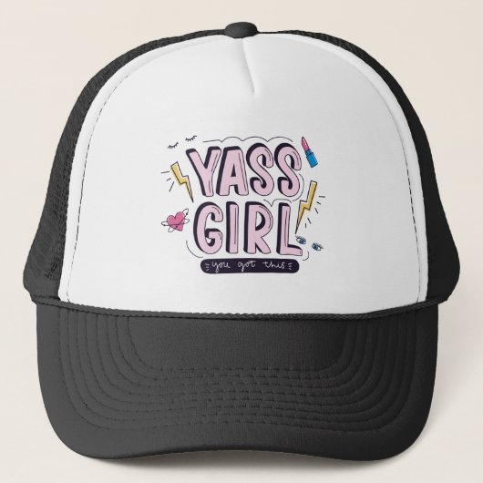 Yass Girl | Das haben Sie Got Truckerkappe (Vorderseite)