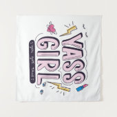 Yass Girl | Das haben Sie Got Wandteppich (Vorderseite (Horizontal))