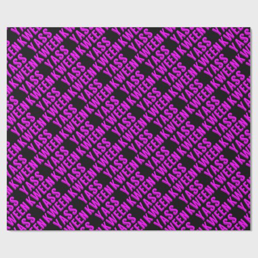 Yass Kween Geschenkpapier (Flach)