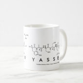 Yasser Peptidname Tasse (VorderseiteRechts)