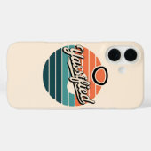 Yassified Retro Sunset Case-Mate iPhone Hülle (Rückseite (Horizontal))
