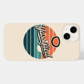 Yassified Retro Sunset Case-Mate iPhone Hülle (Rückseite (Horizontal))