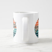 Yassified Retro Sunset Jumbo-Tasse (Rückseite)