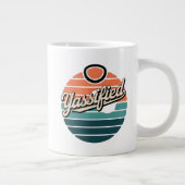 Yassified Retro Sunset Jumbo-Tasse (Rechts)