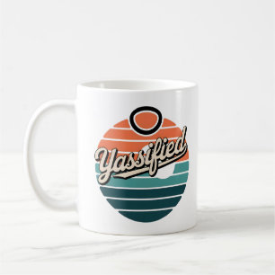 Yassified Retro Sunset Kaffeetasse