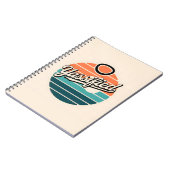 Yassified Retro Sunset Notizblock (Linke Seite)