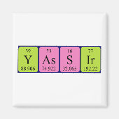 Yassir Periodenmagnet Magnet (Vorne)