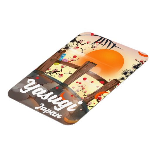 Yasugi Japan Blossom Garten Magnet (Linke Seite)