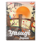 Yasugi Japan Blossom Garten Notizblock (Vorderseite)