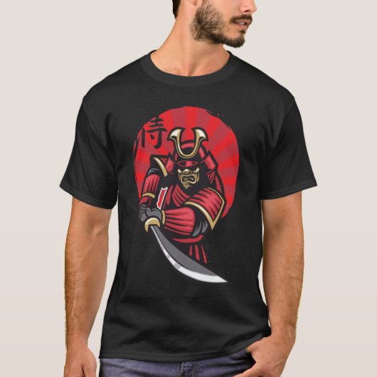Yasuke Black Japanisch Samurai Bushido Warrior Jap T-Shirt (Vorderseite)