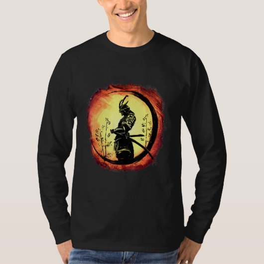 Yasuke Black Japanisch Samurai Bushido Warrior Jap T-Shirt (Vorderseite)