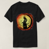 Yasuke Black Japanisch Samurai Bushido Warrior Jap T-Shirt (Design vorne)