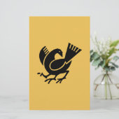 Yata crow briefpapier (Stehend Vorderseite)