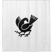 Yata crow duschvorhang (Vorderseite)