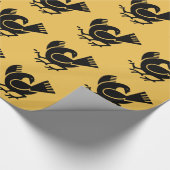 Yata crow geschenkpapier (Ecke)
