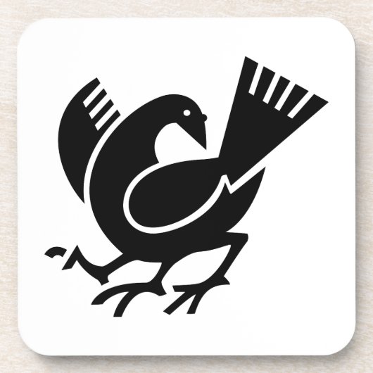 Yata crow getränkeuntersetzer (Vorderseite)