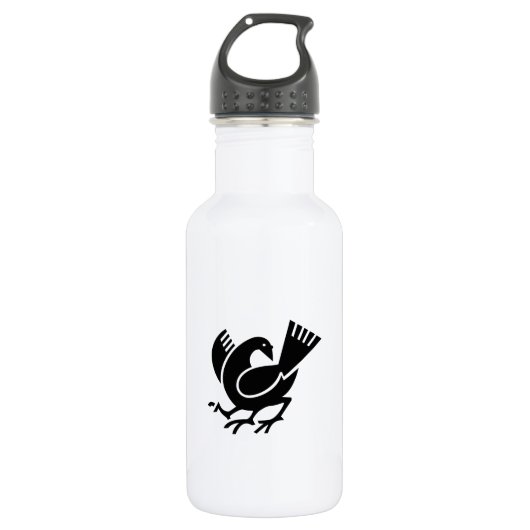 Yata-Krähe Trinkflasche (Vorderseite)