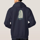 Yatching-Laser-Klasse Hoodie (Rückseite)