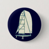 Yatching-Laserklasse Button (Vorderseite)