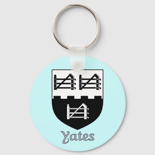 Yates Family Shield Schlüsselanhänger (Vorderseite)
