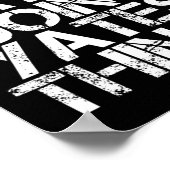 Yates Funny Surname Family Tree Birthday Reunion G Poster (Ecke)