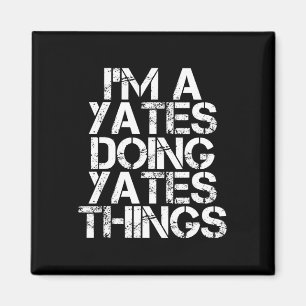 Yates Lustiger Familienname Familienbaum Geburtsta Magnet