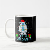 Yati For Santa Xmas Lights Yeti Christmas Kaffeetasse (Links)
