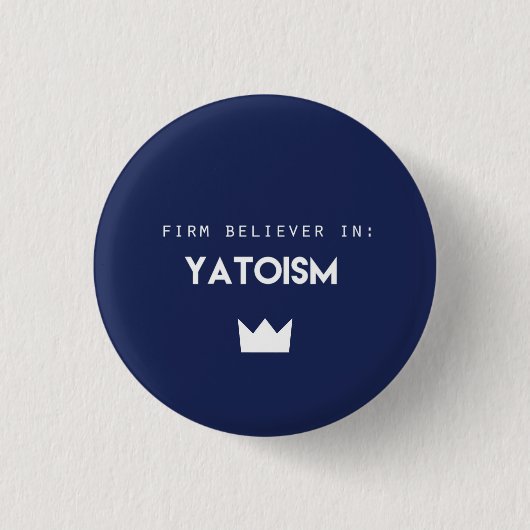 Yatoism Knopf Button (Vorderseite)